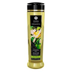 Органічна масажна олія Shunga ORGANICA – Exotic green tea (240 мл) з вітаміном Е SO3936 фото