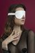 Маска на очі Feral Feelings - Blindfold Mask, натуральна шкіра, біла SO3414 фото 6