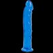Фалоімітатор Doc Johnson Jelly Jewels Dong & Suction Cup Blue, діаметр 3,6 см, антибактеріальний ПВХ SO2006 фото 3