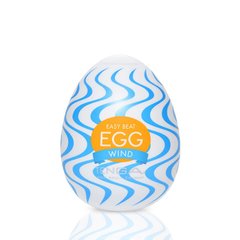 Мастурбатор-яйце Tenga Egg Wind із зигзагоподібним рельєфом SO5494 фото