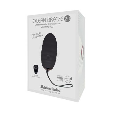 Виброяйцо Adrien Lastic Ocean Breeze 2.0 Black SO7030 фото