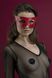 Маска на обличчя Feral Feelings - Mistery Mask натуральна шкіра, червона SO3419 фото 5