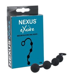 Анальні кульки Nexus Excite Medium Anal Beads, силікон, макс. діаметр 2,5 см SO3071 фото