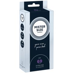 Презервативи Mister Size - pure feel - 69 (10 condoms), товщина 0,05 мм SO8048 фото