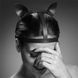 Маска кішечки Bijoux Indiscrets MAZE - Cat Ears Headpiece Black, екошкіра SO2684 фото 11