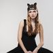 Маска кішечки Bijoux Indiscrets MAZE - Cat Ears Headpiece Black, екошкіра SO2684 фото 15