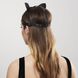 Маска кішечки Bijoux Indiscrets MAZE - Cat Ears Headpiece Black, екошкіра SO2684 фото 16