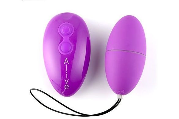 Виброяйцо Alive Magic Egg 2.0 Purple с пультом ДУ, на батарейках AL40523 фото