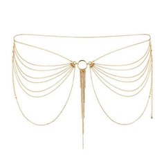Ланцюжок на трусики або ліф Bijoux Indiscrets MAGNIFIQUE Waist Chain - Gold, прикраса на тіло SO2660 фото