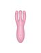 Кліторальний смарт-вібратор Satisfyer Threesome 4 Pink з трьома пальчиками SO6082 фото 6