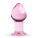 Рожева анальна пробка зі скла Gildo Pink Glass Buttplug SO4421 фото 8