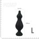 Анальна пробка Adrien Lastic Amuse Big Black (L) з двома переходами, макс. діаметр 4,4 см AD20269 фото 6