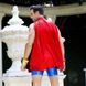 Чоловічий еротичний костюм супермена "Готовий на все Стів" S/M: плащ, портупея, шорти, манжети SO2292 фото 11