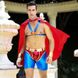 Чоловічий еротичний костюм супермена "Готовий на все Стів" S/M: плащ, портупея, шорти, манжети SO2292 фото 7