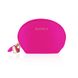 Віброяйце Rianne S: Pulsy Playball Deep Pink з вібрувальним пультом ДК, косметичка-чехол, 10 режимів SO3885 фото 6