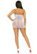 Сукня-сітка зі стразами Leg Avenue Rhinestone halter mini dress White, відкрита спина, one size SO7957 фото 15