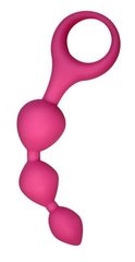 Анальні кульки Alive Triball Pink, силікон макс. діаметр 2 см AD20051 фото