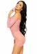 Сукня-сітка з сердечками Leg Avenue Heart net mini dress Pink, зав’язки, відкриті плечі, one size SO7960 фото 14