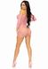 Сукня-сітка з сердечками Leg Avenue Heart net mini dress Pink, зав’язки, відкриті плечі, one size SO7960 фото 17