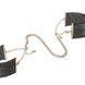 Наручники Bijoux Indiscrets Desir Metallique Handcuffs - Black, металеві, стильні браслети SO2663 фото 10