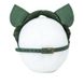 Преміум маска кішечки LOVECRAFT, натуральна шкіра, зелена, подарункова упаковка SO3313 фото 12
