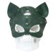 Преміум маска кішечки LOVECRAFT, натуральна шкіра, зелена, подарункова упаковка SO3313 фото 11