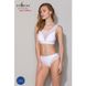 Топ з прозорою вставкою Passion PS002 TOP L, white SO4203 фото 3