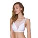 Топ з прозорою вставкою Passion PS002 TOP L, white SO4203 фото 1