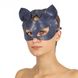 Преміум маска кішечки LOVECRAFT, натуральна шкіра, блакитна, подарункова упаковка SO3314 фото 10