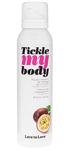 Масажна піна Love To Love TICKLE MY BODY Passion Fruit (150 мл) зволожувальна SO1387 фото