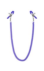 Затискачі для сосків з ланцюжком Feral Feelings - Nipple clamps Classic, фіолетовий SO3790 фото