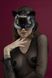 Маска кішечки Feral Feelings - Catwoman Mask, натуральна шкіра, чорна SO3406 фото 4