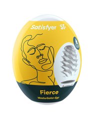 Самозмащувальний мастурбатор-яйце Satisfyer Masturbator Egg Fierce, одноразовий, не потребує змазки SO5522 фото
