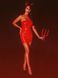Сукня лакована червона "Спокусниця Марго" XL, блискавка на всю довжину позаду SO6755 фото 7