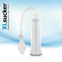 Вакуумна помпа XLsucker Penis Pump Transparant для члена довжиною до 18см, діаметр до 4 см E22146 фото