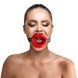 Кляп розширювач в формі губ Art of Sex - Gag Lips, натуральна шкіра SO5148 фото 3