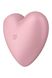 Вакуумний стимулятор-серце з вібрацією Satisfyer Cutie Heart Light Red SO6286 фото 12
