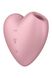 Вакуумний стимулятор-серце з вібрацією Satisfyer Cutie Heart Light Red SO6286 фото 8