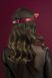 Маска кішечки Feral Feelings - Catwoman Mask, натуральна шкіра, червона SO3407 фото 6