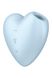 Вакуумний стимулятор-серце з вібрацією Satisfyer Cutie Heart Blue SO6287 фото 8