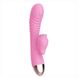 Вібратор-кролик з підігрівом і пустотливим язичком для клітора Leten Wonderful Pink SO3597 фото 4