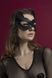 Маска кішечки Feral Feelings - Kitten Mask, натуральна шкіра, чорна SO3409 фото 7