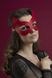 Маска кішечки Feral Feelings - Kitten Mask, натуральна шкіра, червона SO3410 фото 6