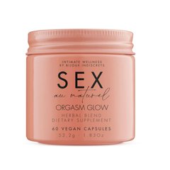 Натуральна харчова добавка для підвищення лібідо Bijoux Indiscrets Sex au Naturel — Orgasm Glow SO6631 фото